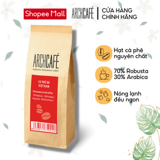 Cà phê đá Việt Nam (nhãn đỏ) - Cà phê bột rang xay Archcafé (500g/túi)