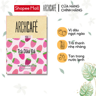 Trà Trái Cây Hòa Tan Vị Dâu Đá Archcafé (Hộp 12 gói x 18g)