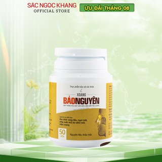 Viên uống hổ trợ thông mũi, dị ứng XOANG Bảo Nguyên Sắc Ngọc Khang [Hộp 50 viên]