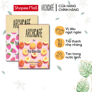 Combo 2 Archcafe Thanh Mát: 01 Trà Dâu Đá + 01 Trà Đào Đá
