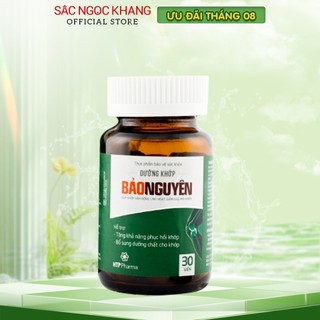 Dưỡng khớp BẢO NGUYÊN Sắc Ngọc Khang hỗ trợ tăng khả năng phục hồi khớp, giảm đau mỏi khớp hộp 30 viên