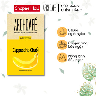 Cà phê hòa tan vị Cappuccino Chuối Archcafé (hộp 12 gói x 20g)
