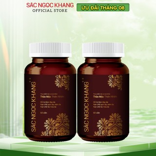 Combo 2 Viên Uống SẮC NGỌC KHANG ++ giúp trẻ hóa làn da và hổ trợ giảm nám, sạm tàn nhan hiệu quả [Hộp 60 viên]