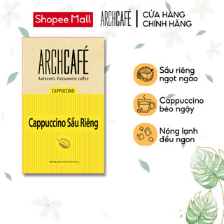 Cà phê Cappuccino Sầu Riêng Archcafé (hộp 12 gói x 18.5g)