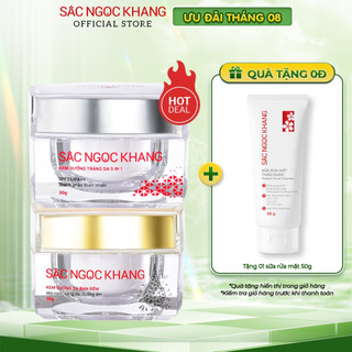 Combo dưỡng da ngày và đêm sắc ngọc khang gồm