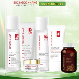 Bộ kết hợp khỏe trong & đẹp ngoài cao cấp Sắc Ngọc Khang giúp duy trì làn da khỏe đẹp tràn đầy sức sống và không nám sạm