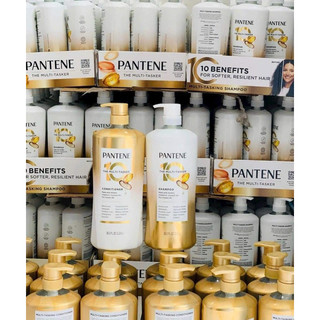 Cặp gội xả p.antene mỹ 10in1 . pantene phục hồi hư tổn 1.13l