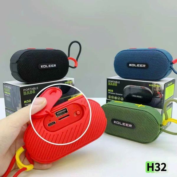 Loa Bluetooth Koleer H32 loa bletooth gọn  âm thanh hay