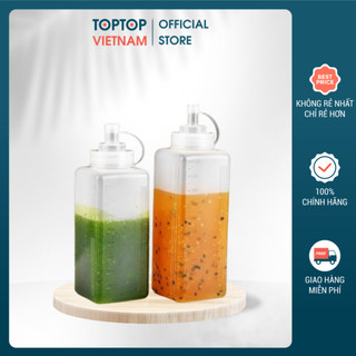 Bình Đựng Sốt Cao Cấp Vòi Rót Rộng 800ml, 1000ml