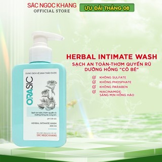 Dung dịch vệ sinh phụ nữ ORASIC Sắc Ngọc Khang_Tinh chất lá trầu không 200ml