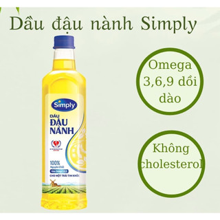 Dầu ăn Simply đậu nành 1L