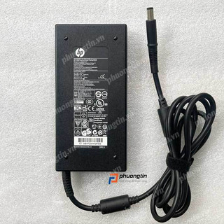Adapter Sạc zin HP 19.5V 7.7A 150W slim đầu kim lớn (kèm dây nguồn) sạc zin HP 8560w, 8570w, 8770w