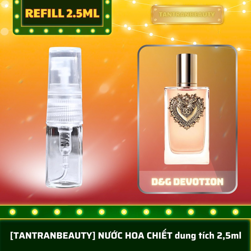 D&G DEVOTION [nước hoa nữ refill 2,5ml]