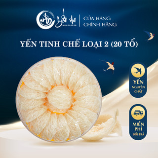Yến tinh chế loại 2 nguyên chất tặng Nguyên liệu chưng yến - Hộp 25g, 50g, 100g