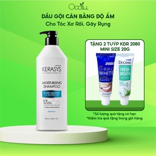 Dầu Gội Cao Cấp Cân Bằng Độ Ẩm Cho Tóc Xơ Rối, Gãy Rụng Kerasys Moisturizing Shampoo Hàn Quốc 600ml