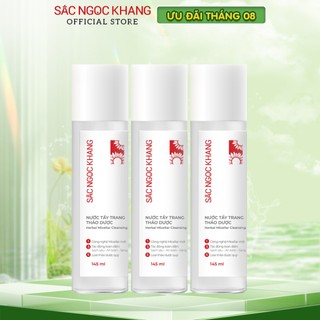 Combo 3 Nước Tẩy Trang Sắc Ngọc Khang 145ml ( Tổng 435ml )