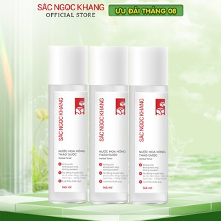 Combo 3 Chai Nước Hoa Hồng Sắc Ngọc Khang 145ml/Chai