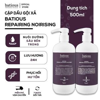 COMBO DẦU GỘI - DẦU XẢ BATIOUS Reparing Noursing 500ml Chính hãng Giúp phục hồi tóc hư tổn Tẩy nhuộm