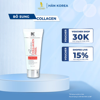 Peel da collagen premium Heaven Beauty 60g dưỡng da căng bóng, se khít lỗ chân lông - Hân korea