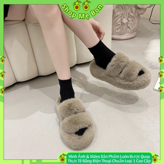   Xả Hàng Giá Lỗ  Dép Lông Tiểu Thư Sang Chảnh Chuẩn Loại1 Xịn Đế Cao 5cm,3 màu sắc,lông mịn loại xịn 
