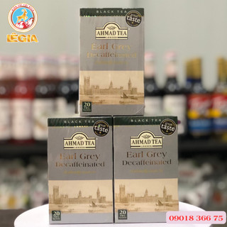 Trà bá tước ahmad dùng cho buổi tối đã khử caffein 40g – ahmad tea earl grey decaffeinated