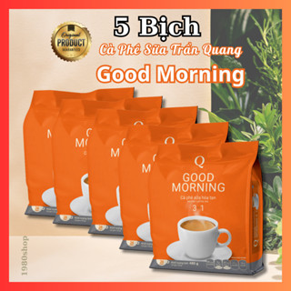 5 Bịch Cà phê sữa Good Morning Trần Quang 480g cafe sữa 3in1 (bịch 24 gói * 20g)