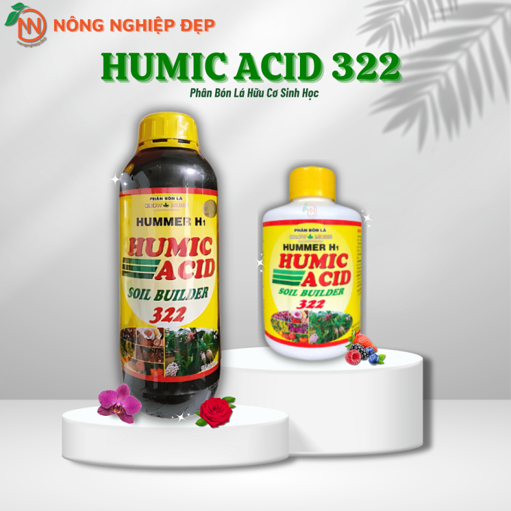 Humic 322 - Phân Bón Hữu Cơ giải độc đất