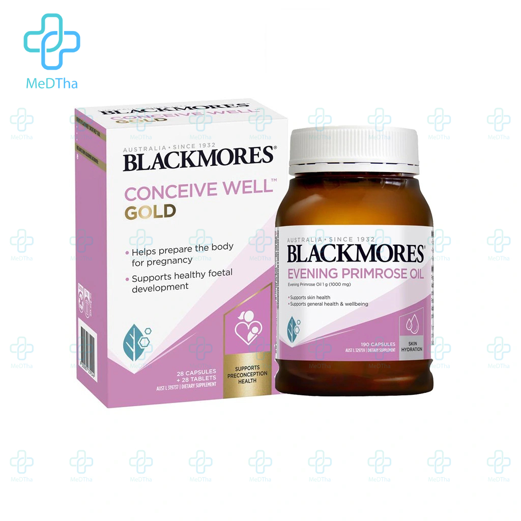 Viên Uống Bổ Trứng Blackmores Conceive Well Gold - Bổ Trứng Tăng Khả Năng Thụ Thai, Vitamin, Omega 3 (Hộp 56 Viên)