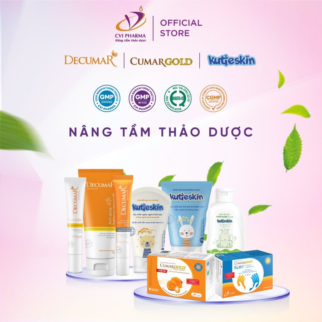 Gel chấm mụn, mờ thâm sẹo Decumar Nano THC tinh chất nghệ trong suốt, giảm viêm, sáng da 20gr - THC03 | BigBuy360 - bigbuy360.vn