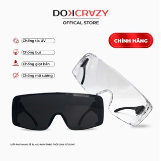 KÍNH CHỐNG BỤI ĐI ĐƯỜNG DOKCRAZY FOGLY CẢN GIÓ, CHO NGƯỜI ĐI XE ĐẠP, XE MÁY, CHỐNG UV400, CHỐNG MỜ HƠI, UNISEX