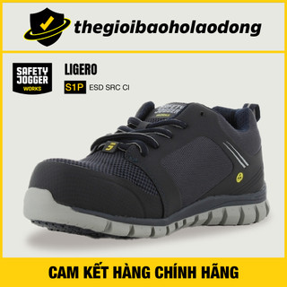 Giày Bảo Hộ Safety Jogger Ligero Siêu Nhẹ, Đế Chống Sốc, Chống Trơn Trượt