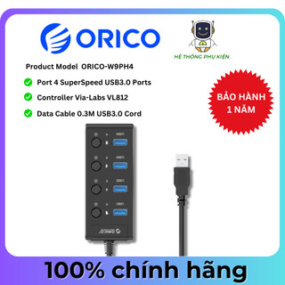 Bộ chia usb hub orico w9ph4 hàng chính hãng