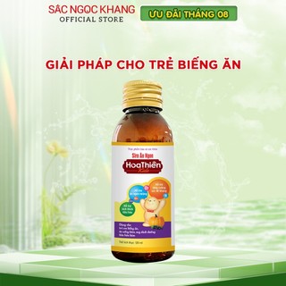 Siro Ăn Ngon Hoa Thiên SẮC NGỌC KHANG giúp hổ trợ kích thích hệ tiêu hóa & ăn ngon miệng chai 120ml