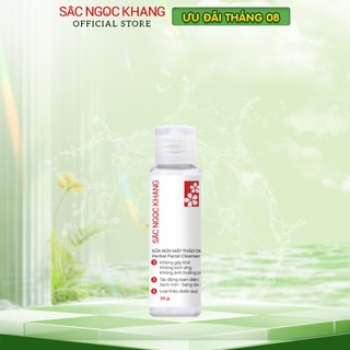 [Size du lịch] Sữa rửa mặt Sắc Ngọc Khang 30g chiết suất hoa anh đào giúp làm sạch dịu nhẹ cho làn da mịn màng tươi sáng