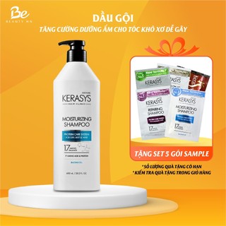Dầu gội Kerasys Moisturizing Hàn Quốc cân bằng độ ẩm cho mái tóc khô, xơ, dễ gãy 600ml