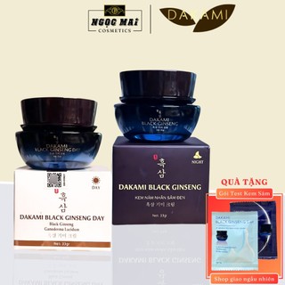 Kem nám sâm đen Dakami Black Ginseng Hàn Quốc chính hãng + tặng mẫu test kem
