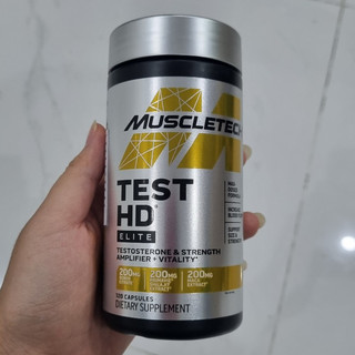 MuscleTech Test HD 120v - Hỗ trợ tăng Hormone Nam nội sinh, tăng Cơ cho người tập luyện