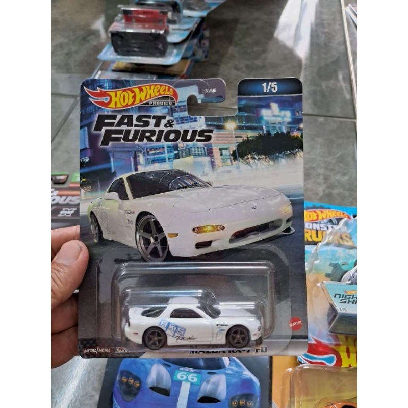 HOT WHEELS PREMIUM MAZDA RX-7 FD FAST AND FURIOUS