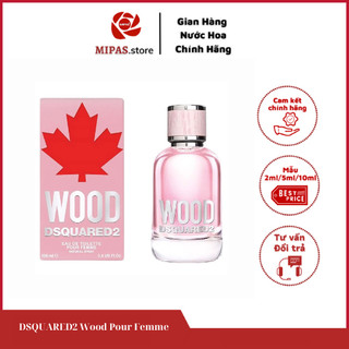 Mẫu thử nước hoa nữ DSQUARED2 Wood For Her chiết 5ml, 10ml, hàng chính hãng