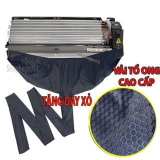 Túi trùm vệ sinh máy lạnh treo tường - Áo bọc hứng nước rửa điều hòa - Bạt vệ sinh máy lạnh loại Xịn