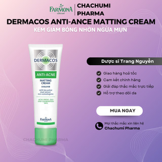 Kem giảm bóng nhờn ngừa mụn Dermacos farmona anti ance matting cream 50ml