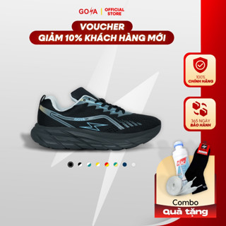 Giày thể thao chạy bộ nam nữ Goya Plus năm 2024 màu full đen v1