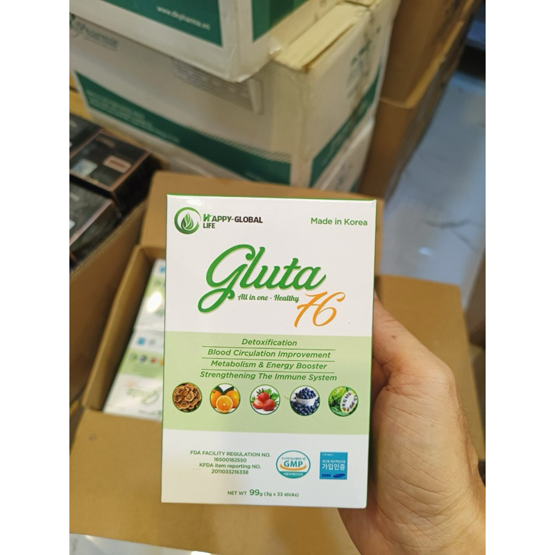 HLG Gluta 76 Healthy - Lưu Thông Máu, Điều Hoà Huyết Áp