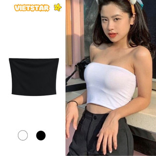Áo quây croptop nữ ôm body XINHQUEEN Áo ống không dây cực sexy chất bozip