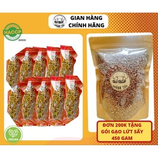 Combo 10 bánh thuyền gạo lứt bí xanh