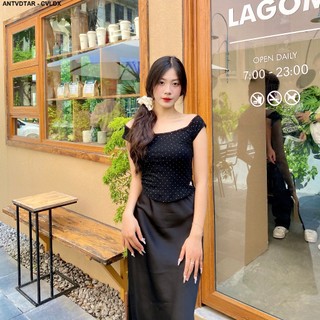Chân Váy Lụa Dài Xoè