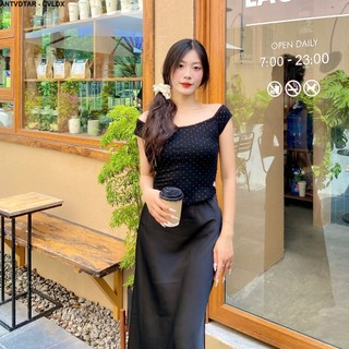 Chân Váy Lụa Dài Xoè