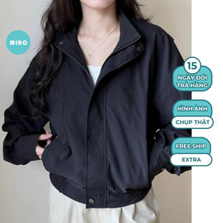 Áo Khoác Gió Dáng Lửng  Chất Gió Lụa Mềm Dày Dặn Miho House