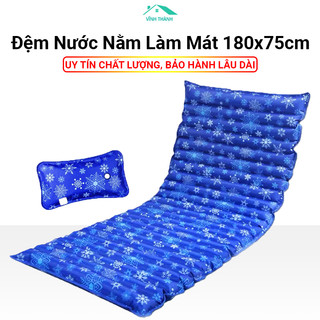 Đệm Nước Mát Gia Đình Để Nằm Và Ngồi Giải Nhiệt Mùa Hè Đủ Màu Kích Thước (45 x 45)cm và (185 x 75)cm