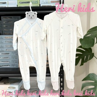 Bộ bodysuit liền tất kẻ petit nous